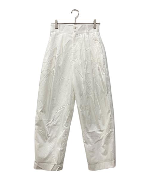 Whim Gazette（ウィムガゼット）Whim Gazette (ウィムガゼット) バルーンパンツ ホワイト サイズ:36の古着・服飾アイテム