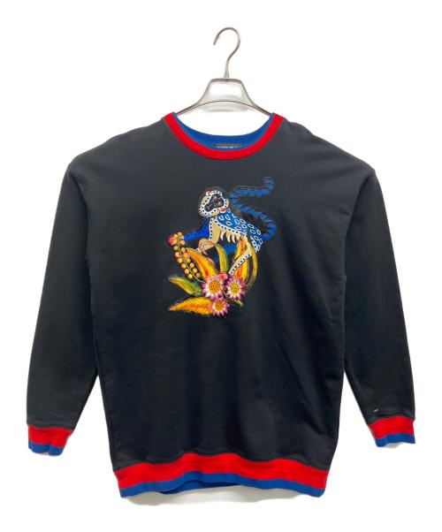 ETRO（エトロ）ETRO (エトロ) 猿クルーネックスウェット ブラック サイズ:38の古着・服飾アイテム