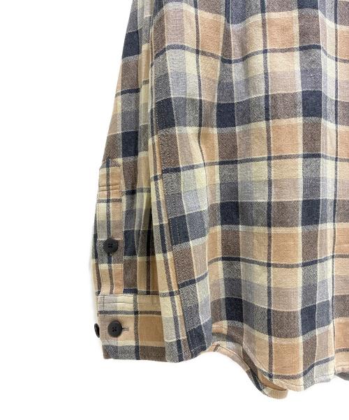 VISVIM（ビズビム）VISVIM (ビズビム) LUMBER CHECK L/S (W/L) ベージュ サイズ:4の古着・服飾アイテム