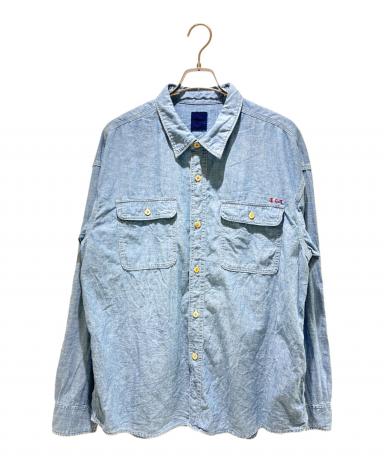 トップス visvim LANGER CHAMBRAY L/S 中古・古着通販】VISVIM (ビズビム) LANGER CHAMBRAY L/S ライト