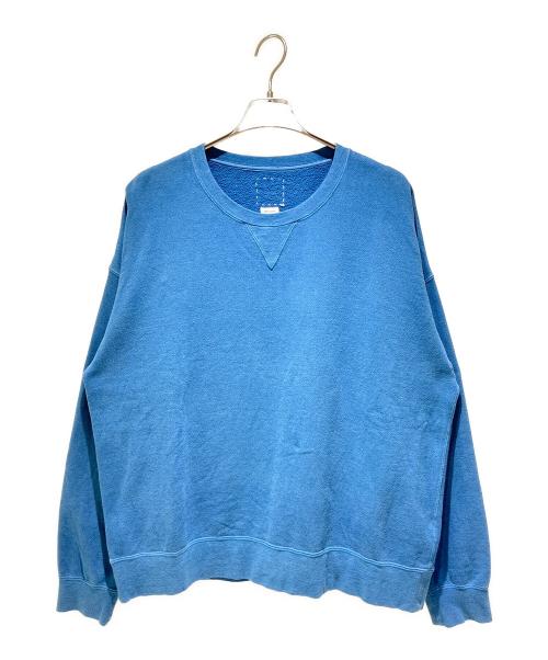 VISVIM（ビズビム）VISVIM (ビズビム) JUMBO SB SWEAT L/S (N.D.) ライトインディゴ サイズ:4の古着・服飾アイテム