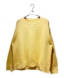 VISVIM（ビズビム）の古着「JUMBO SB SWEAT L/S DMGD (U.D.)」｜マスタード