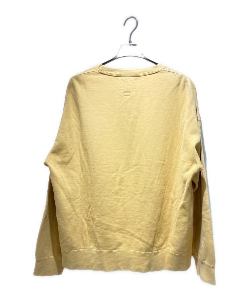 VISVIM（ビズビム）VISVIM (ビズビム) JUMBO SB SWEAT L/S DMGD (U.D.) マスタード サイズ:4の古着・服飾アイテム