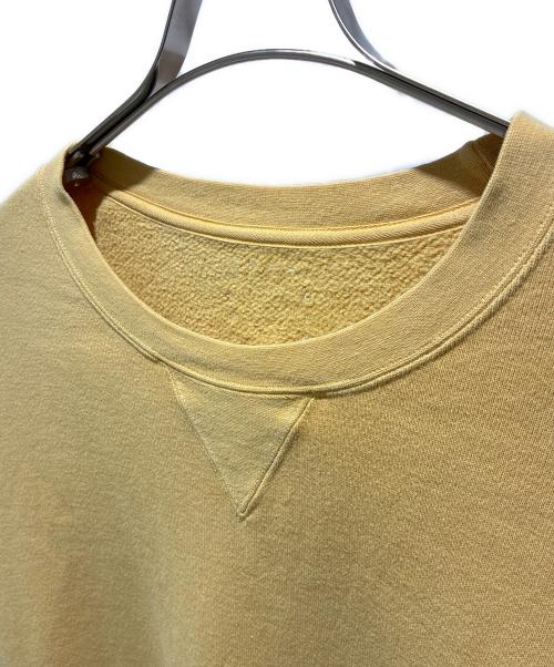 VISVIM（ビズビム）VISVIM (ビズビム) JUMBO SB SWEAT L/S DMGD (U.D.) マスタード サイズ:4の古着・服飾アイテム