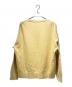 VISVIM (ビズビム) JUMBO SB SWEAT L/S DMGD (U.D.) マスタード サイズ:4：20000円