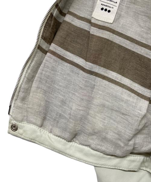 DELANCI（デランシー）DELANCI (デランシー) シープスキンレザーシングルライダースジャケット ライトグリーン サイズ:48の古着・服飾アイテム