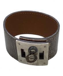 HERMES（エルメス）の古着「ケリードッグブレスレット」｜ブラウン