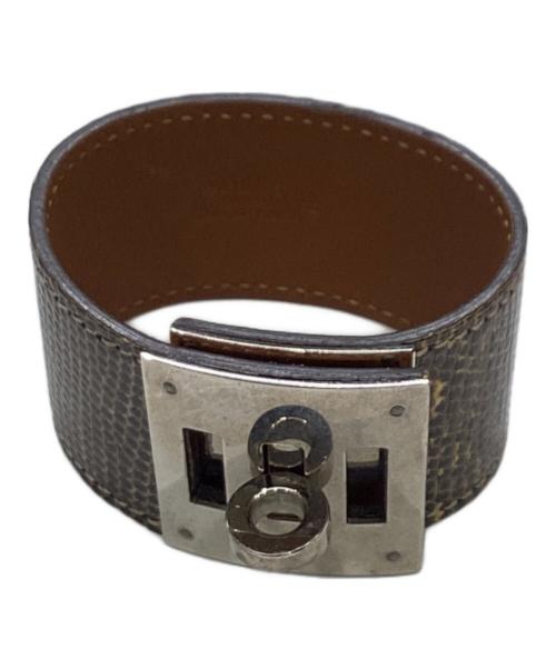 HERMES（エルメス）HERMES (エルメス) ケリードッグブレスレット ブラウンの古着・服飾アイテム