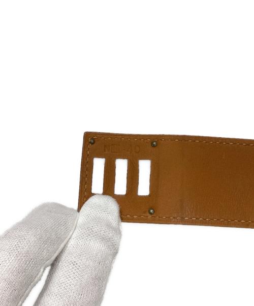 HERMES（エルメス）HERMES (エルメス) ケリードッグブレスレット ブラウンの古着・服飾アイテム