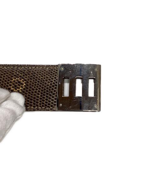 HERMES（エルメス）HERMES (エルメス) ケリードッグブレスレット ブラウンの古着・服飾アイテム