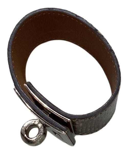 HERMES（エルメス）HERMES (エルメス) ケリードッグブレスレット ブラウンの古着・服飾アイテム