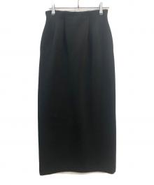 LE PHIL（ル フィル）の古着「スキューバジャージースカート」｜ブラック