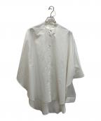 LE PHILル フィル）の古着「サークルオーバーブラウス」｜ホワイト