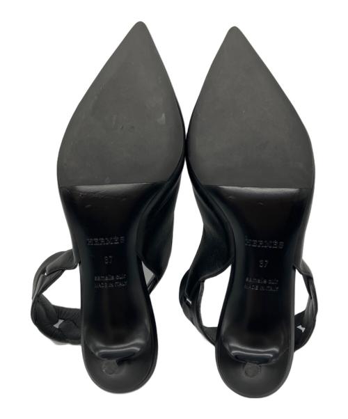 HERMES（エルメス）HERMES (エルメス) ガブリエラパンプス ブラック サイズ:37の古着・服飾アイテム