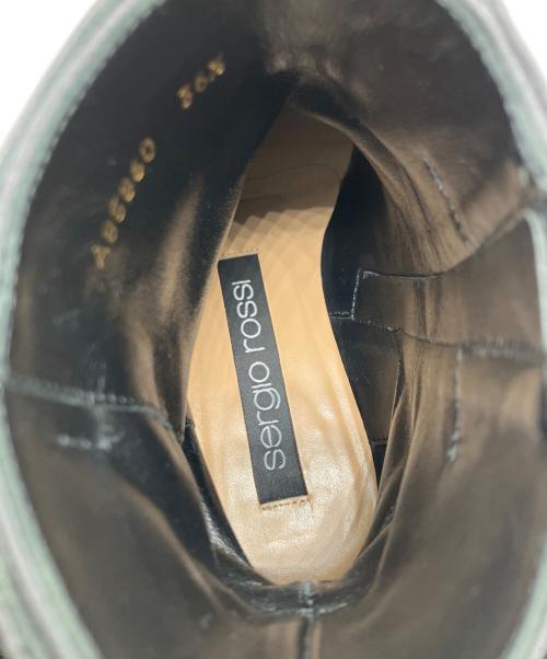 sergio rossi（セルジオロッシ）sergio rossi (セルジオロッシ) mia ショートブーツ ブラック サイズ:36 1/2の古着・服飾アイテム