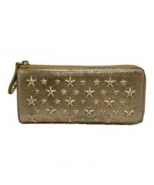 JIMMY CHOO（ジミーチュウ）の古着「スタースタッズ長財布」｜ゴールド