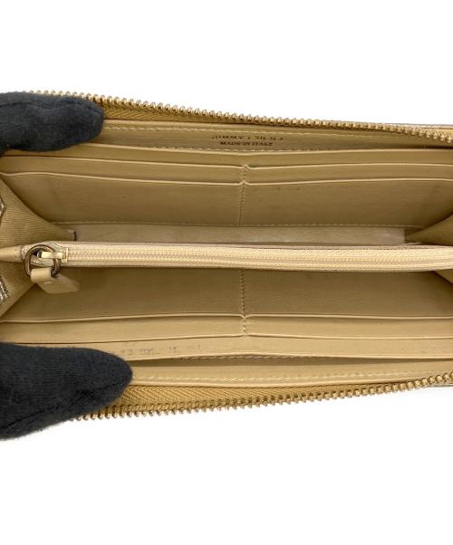 JIMMY CHOO（ジミーチュウ）JIMMY CHOO (ジミーチュウ) スタースタッズ長財布 ゴールドの古着・服飾アイテム