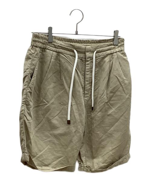 BRUNELLO CUCINELLI（ブルネロクチネリ）BRUNELLO CUCINELLI (ブルネロクチネリ) ハーフパンツ ベージュ サイズ:46（Ｌ）の古着・服飾アイテム