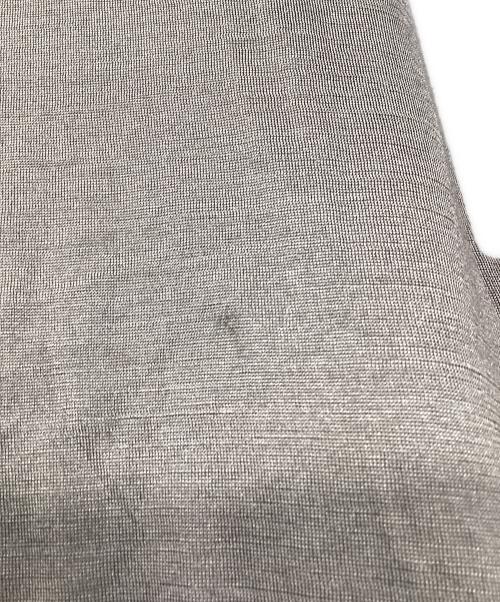 YINDIGO A M（インディゴエイエム）YINDIGO A M (インディゴエイエム) インサイドアウトシルクTシャツ グレー サイズ:46の古着・服飾アイテム