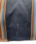 中古・古着 LORO PIANA (ロロピアーナ) The Suitcase Stripe Linen & Cotton Tote ネイビー：24000円