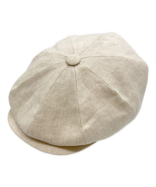 BRUNELLO CUCINELLI（ブルネロクチネリ）BRUNELLO CUCINELLI (ブルネロクチネリ) Light beige linen cap ベージュの古着・服飾アイテム