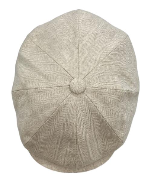 BRUNELLO CUCINELLI（ブルネロクチネリ）BRUNELLO CUCINELLI (ブルネロクチネリ) Light beige linen cap ベージュの古着・服飾アイテム