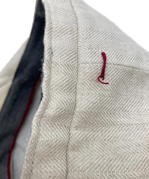 BRUNELLO CUCINELLI（ブルネロクチネリ）BRUNELLO CUCINELLI (ブルネロクチネリ) Light beige linen cap ベージュの古着・服飾アイテム
