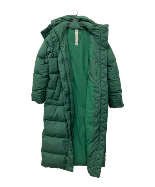 LULULEMON（ルルレモン）LULULEMON (ルルレモン) ダウンコート グリーン サイズ:2の古着・服飾アイテム