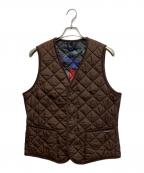 LAVENHAMラベンハム）の古着「キルティングベスト」｜ブラウン