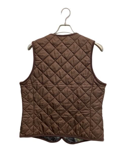 LAVENHAM（ラベンハム）LAVENHAM (ラベンハム) キルティングベスト ブラウン サイズ:Mの古着・服飾アイテム
