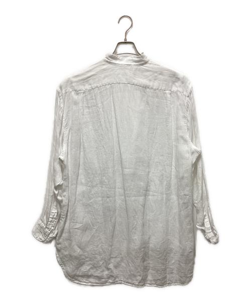 COMOLI（コモリ）COMOLI (コモリ) リネンWクロス プルオーバーシャツ ホワイト サイズ:3の古着・服飾アイテム