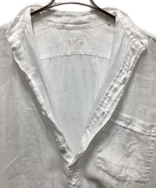 COMOLI（コモリ）COMOLI (コモリ) リネンWクロス プルオーバーシャツ ホワイト サイズ:3の古着・服飾アイテム