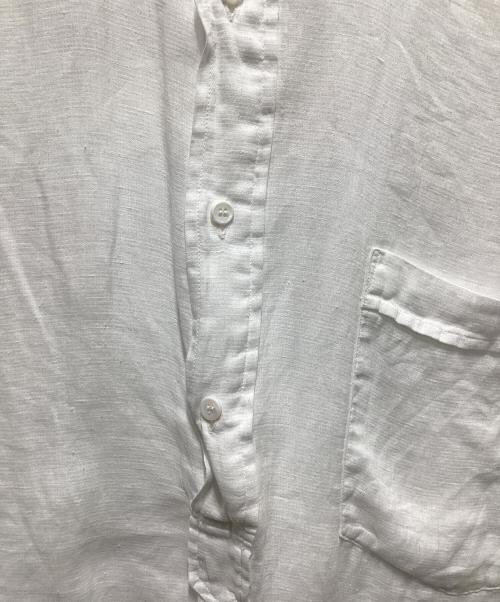COMOLI（コモリ）COMOLI (コモリ) リネンWクロス プルオーバーシャツ ホワイト サイズ:3の古着・服飾アイテム