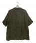 MAATEE&SONS (マーティーアンドサンズ) S/S OPEN COLLAR SHIRTS ドSLINEN オリーブ サイズ:4：25000円