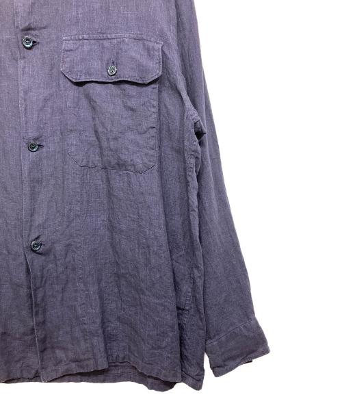 COMOLI（コモリ）COMOLI (コモリ) Salvatore Piccolo (サルヴァトーレ・ピッコロ) リネン C.P.Oシャツ ネイビー サイズ:48の古着・服飾アイテム