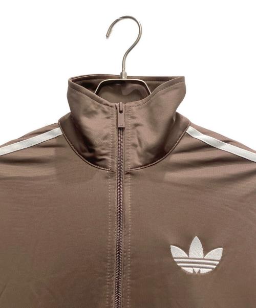 adidas（アディダス）adidas (アディダス) ファイヤーバード ルーズ トラックトップ ブラウン サイズ:ＸＳの古着・服飾アイテム