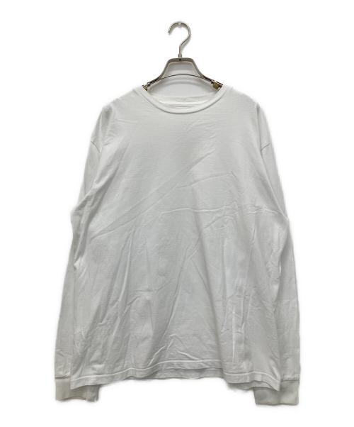 Graphpaper（グラフペーパー）Graphpaper (グラフペーパー) L/S Oversized Tee ホワイト サイズ:3の古着・服飾アイテム