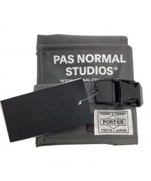PORTER×PAS NORMAL STUDIOS（ポーター×パスノーマルスタジオ）の古着「SADDLE BAG」｜グレー