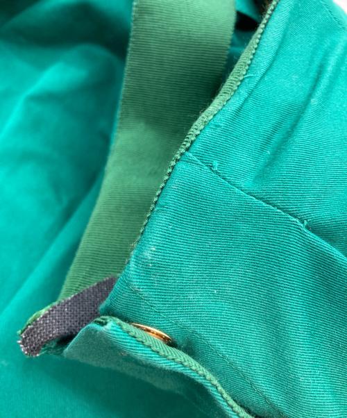 DRAWER（ドゥロワー）Drawer (ドゥロワー) ギャバストレッチワイドパンツ グリーン サイズ:36の古着・服飾アイテム