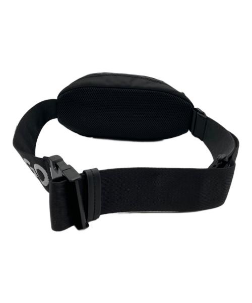 HUGO（ヒューゴ ボス）HUGO (ヒューゴ ボス) HUGO　ロゴエンボス　ウエストバッグ ブラックの古着・服飾アイテム