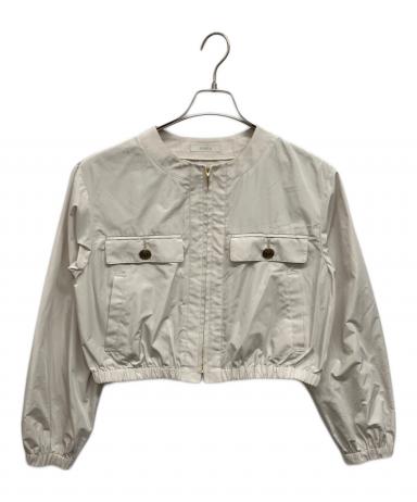 極美品✨️￥6.9万　23SS　エポカシャンブレータフタ ショートブルゾン　紺 中古・古着通販】EPOCA (エポカ) シャンブレータフタ ショートブルゾン