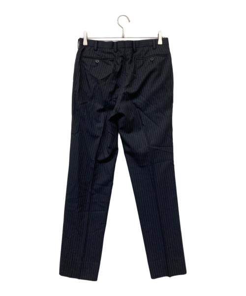 BURBERRY BLACK LABEL（バーバリーブラックレーベル）BURBERRY BLACK LABEL (バーバリーブラックレーベル) 2B シングルブレストストライプセットアップスーツ ブラック サイズ:38Rの古着・服飾アイテム