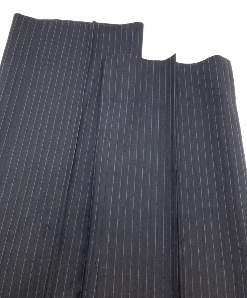 BURBERRY BLACK LABEL（バーバリーブラックレーベル）BURBERRY BLACK LABEL (バーバリーブラックレーベル) 2B シングルブレストストライプセットアップスーツ ブラック サイズ:38Rの古着・服飾アイテム