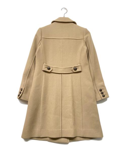 BLUE LABEL CRESTBRIDGE（ブルーレーベルクレストブリッジ）BLUE LABEL CRESTBRIDGE (ブルーレーベルクレストブリッジ) ウールブレンドコート ベージュ サイズ:38の古着・服飾アイテム