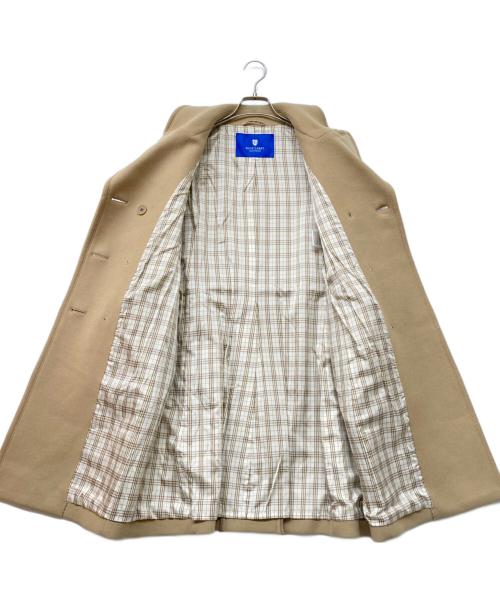 BLUE LABEL CRESTBRIDGE（ブルーレーベルクレストブリッジ）BLUE LABEL CRESTBRIDGE (ブルーレーベルクレストブリッジ) ウールブレンドコート ベージュ サイズ:38の古着・服飾アイテム