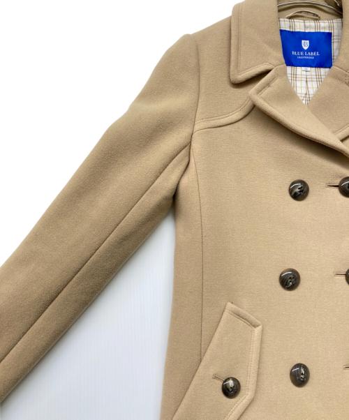 BLUE LABEL CRESTBRIDGE（ブルーレーベルクレストブリッジ）BLUE LABEL CRESTBRIDGE (ブルーレーベルクレストブリッジ) ウールブレンドコート ベージュ サイズ:38の古着・服飾アイテム