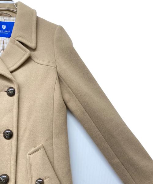 BLUE LABEL CRESTBRIDGE（ブルーレーベルクレストブリッジ）BLUE LABEL CRESTBRIDGE (ブルーレーベルクレストブリッジ) ウールブレンドコート ベージュ サイズ:38の古着・服飾アイテム