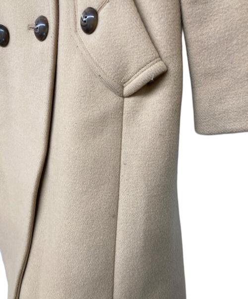 BLUE LABEL CRESTBRIDGE（ブルーレーベルクレストブリッジ）BLUE LABEL CRESTBRIDGE (ブルーレーベルクレストブリッジ) ウールブレンドコート ベージュ サイズ:38の古着・服飾アイテム