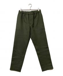 AURALEE（オーラリー）の古着「LIGHT MELTON EASY SLACKS」｜オリーブ