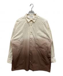 CALMER×EDIFICE（カルメール×エディフィス）の古着「別注GRADATION シャツ」｜ベージュ